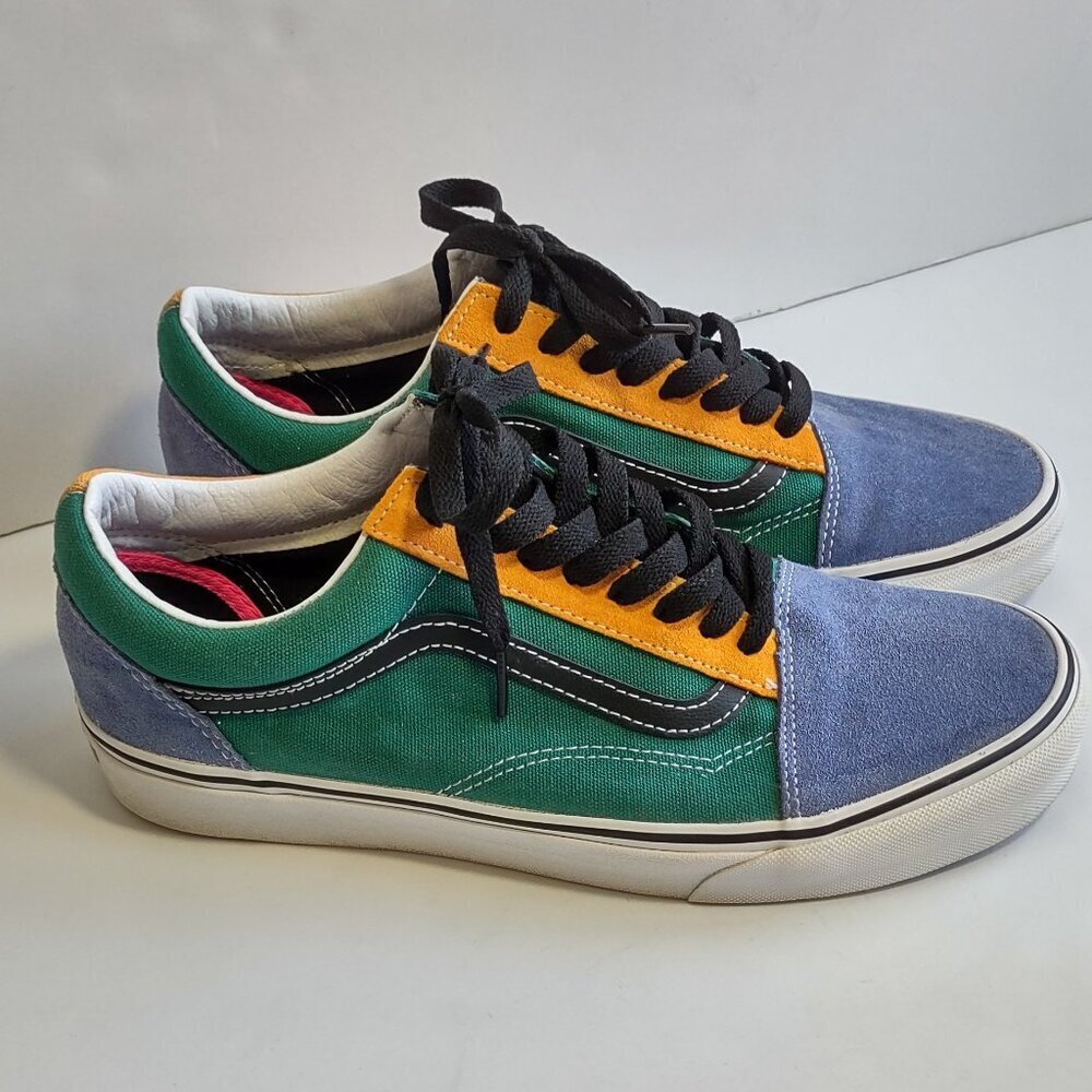 Vans Old Skool Lace Up Suede Sneakers Retro Skate Streetwear Men's Sz 10 - Picture 5 of 13